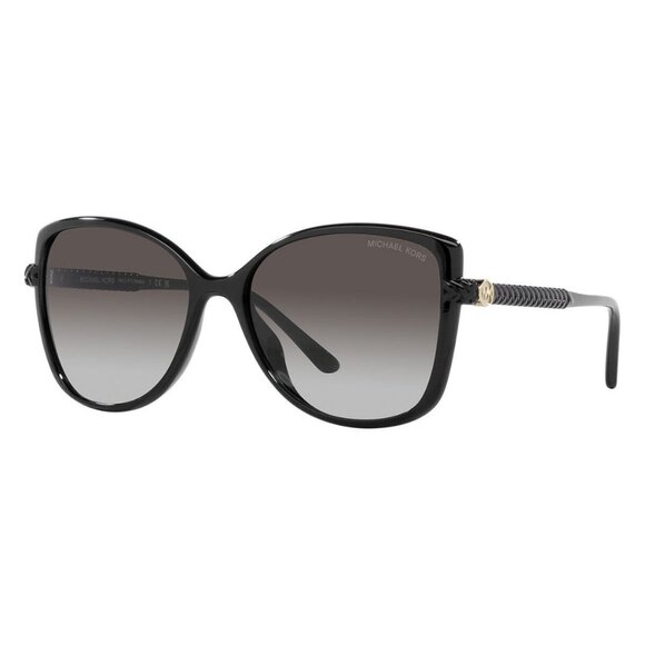 New MICHAEL KORS Malta Black Butterfly MK2181U 30058G Sunglasses Women - Picture 1 of 4